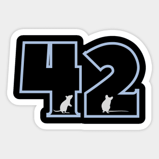 42 Sticker